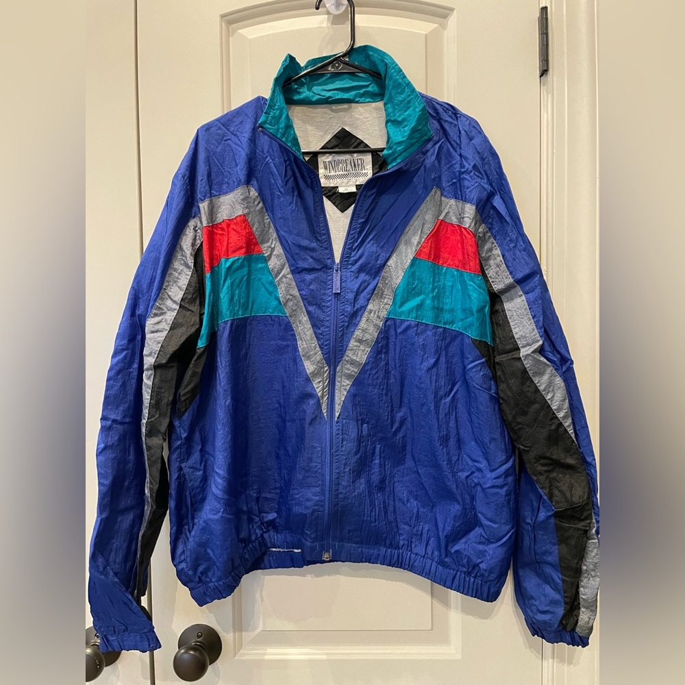 Vintage XL Windbreaker Jacket